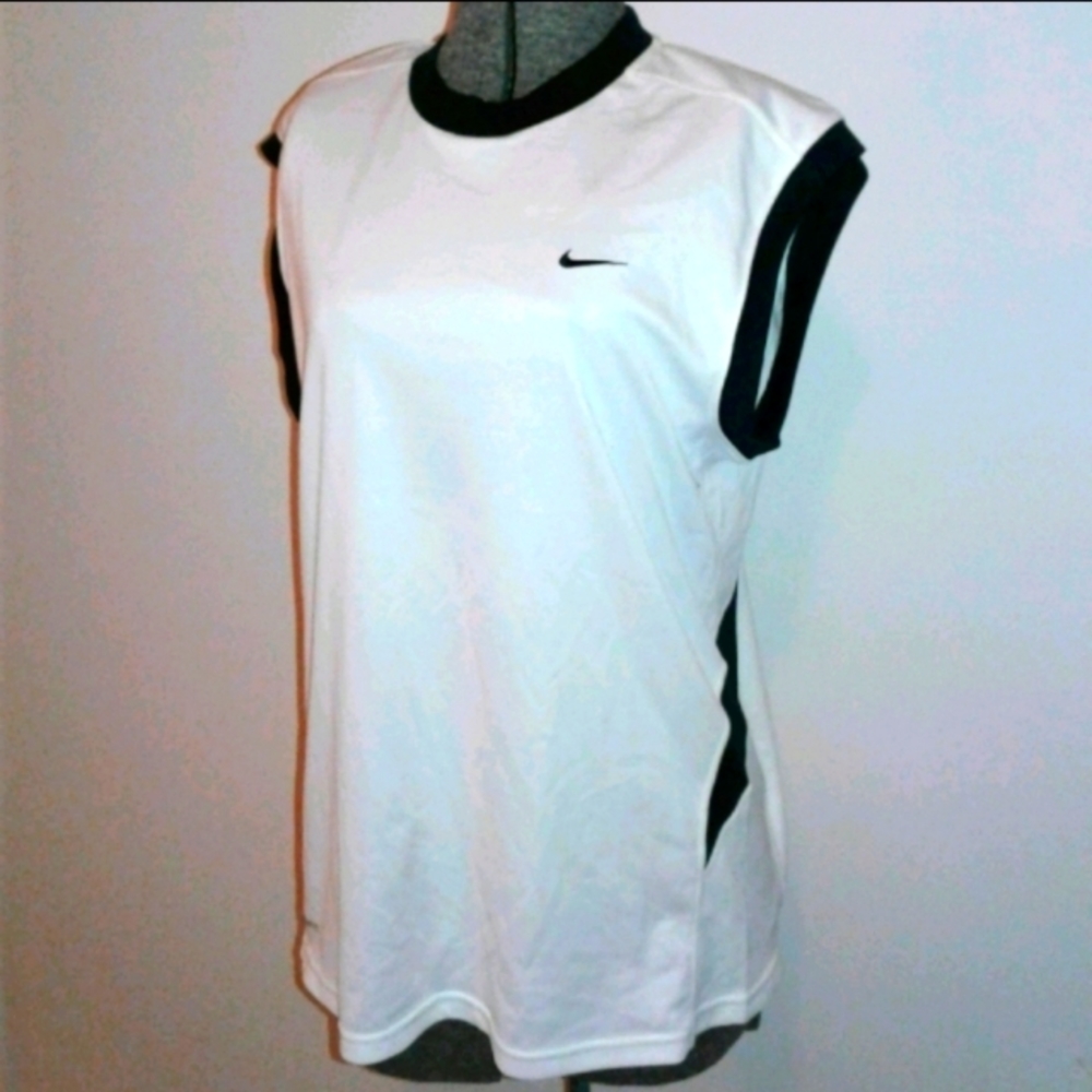 NIKE Dri-Fit basketball Training mens L jersey shirts Tank top sleeveles
